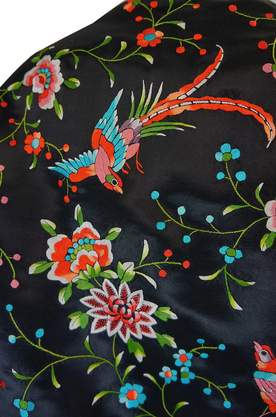 1930s Embroidered Silk Asian Jacket