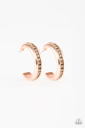 5th Avenue Fashionista Copper Earring