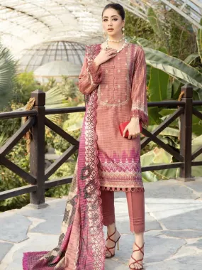 Aafreen by Riaz Arts Unstitched Embroidered Lawn 3Pc Suit AF-12