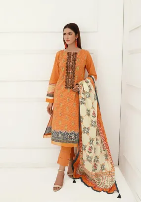 ACE Galleria Digital Embroidered Lawn Unstitched 3pc Suit ACE 12024