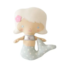 Alimrose Mini Mila Mermaid Rattle Aqua