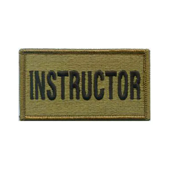 Army Brassard Patch on Hook Backing - Instructor