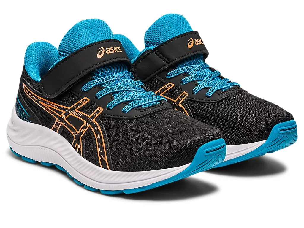 Asics Kid's Pre Excite 9 PS - Black/Sun Peach