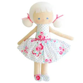 Audrey Doll 10 - Blue Bows & Rose