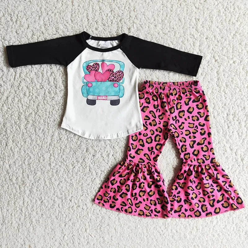 Baby Girl Long Cow Animal Funny Striped Outfits