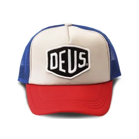 Baylands Trucker Hat - Blue-Red