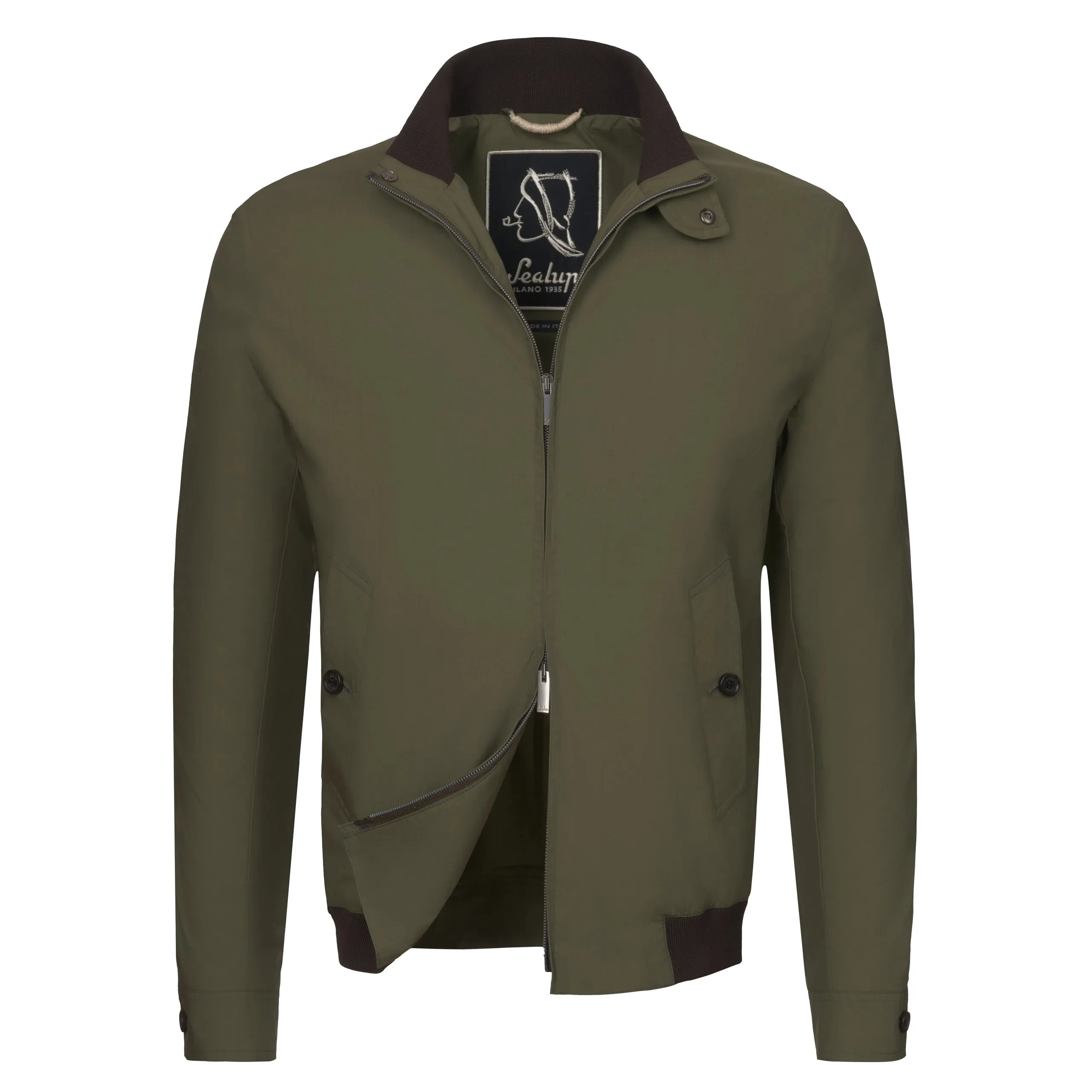 Blouson in Dark Green