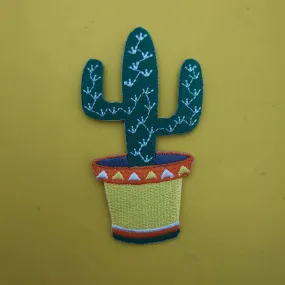 Cactus Iron on Patch