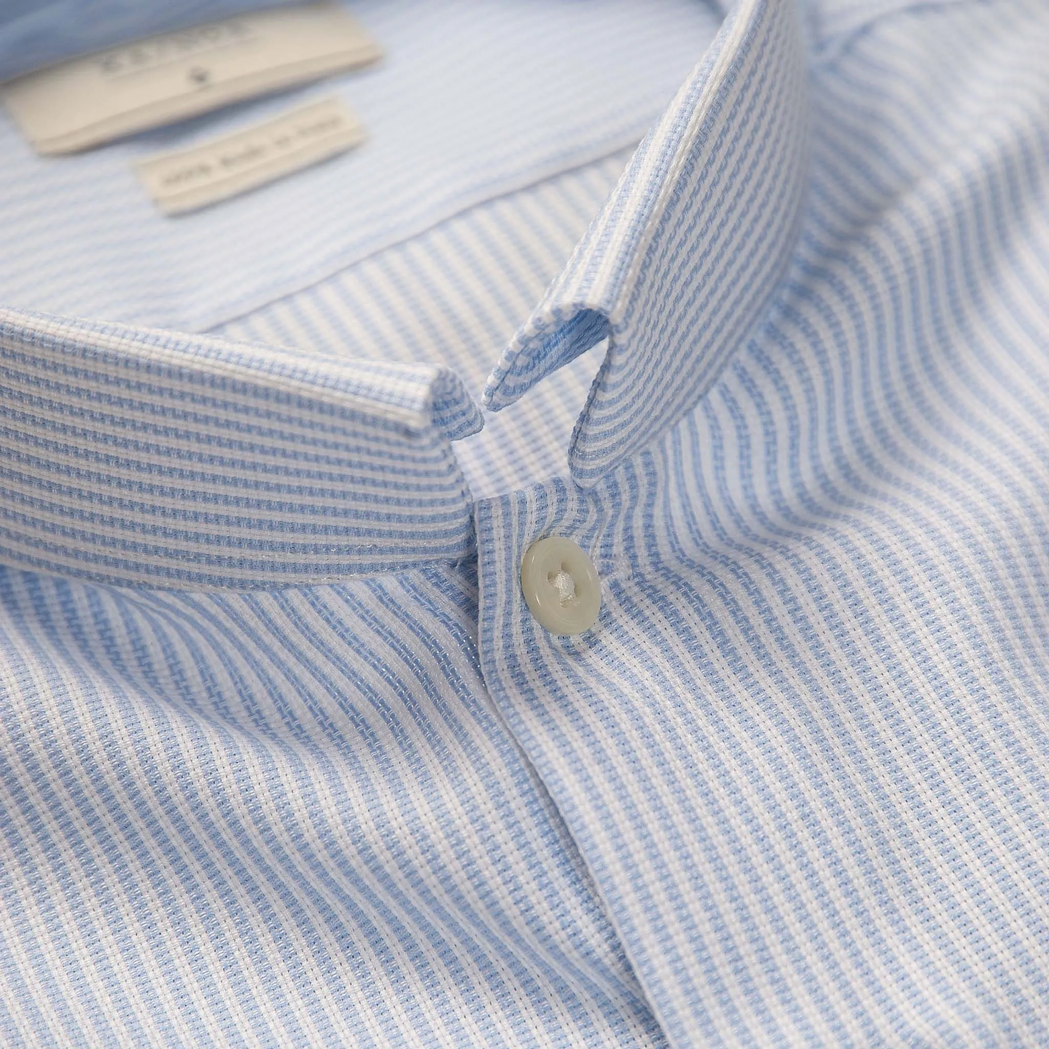 Conrad shirt sporting Open stripe (ice blue)