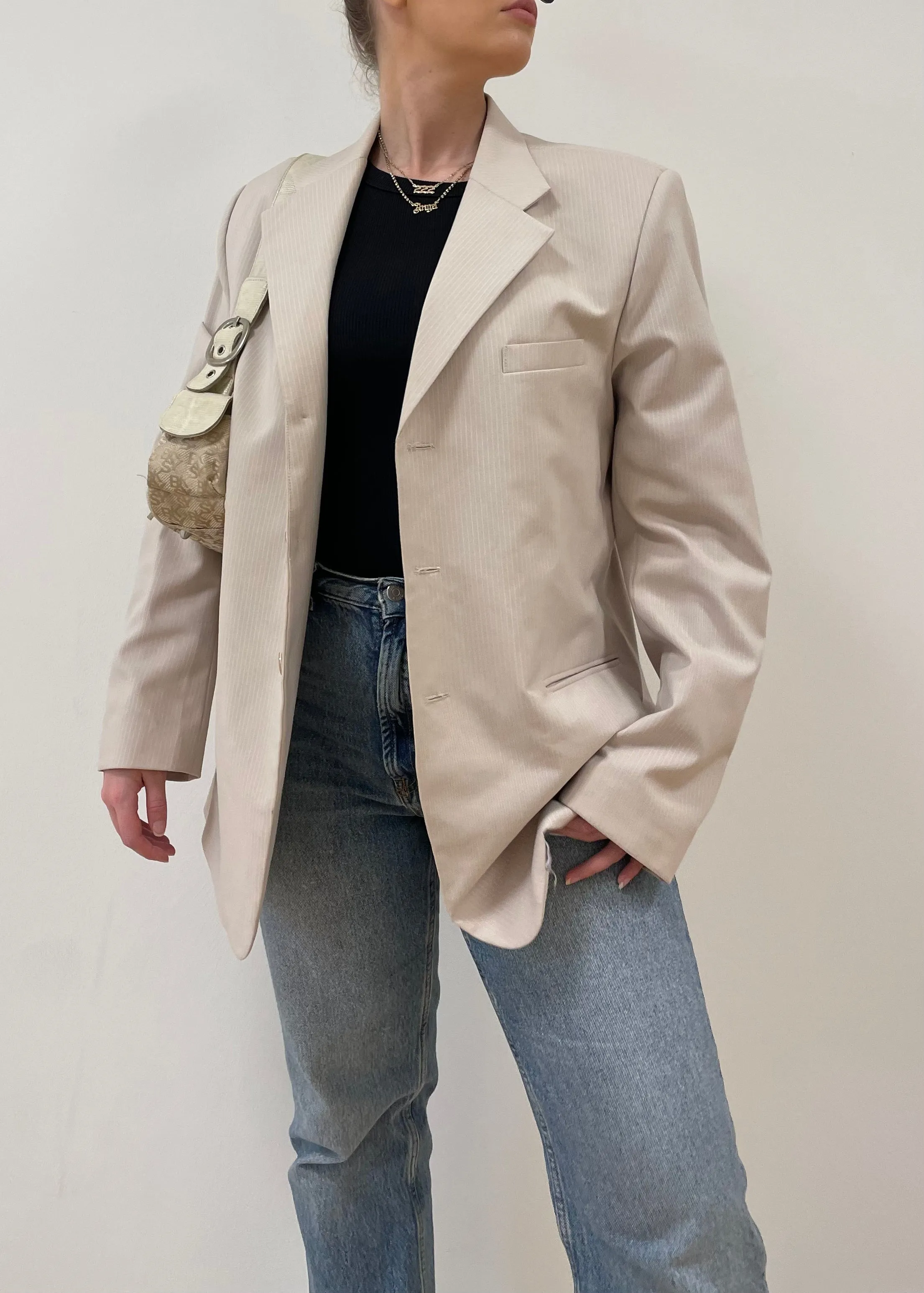 Cute Beige Blazer L