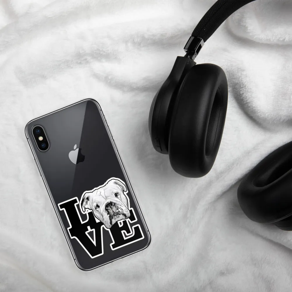 English Bulldog Love iPhone Case