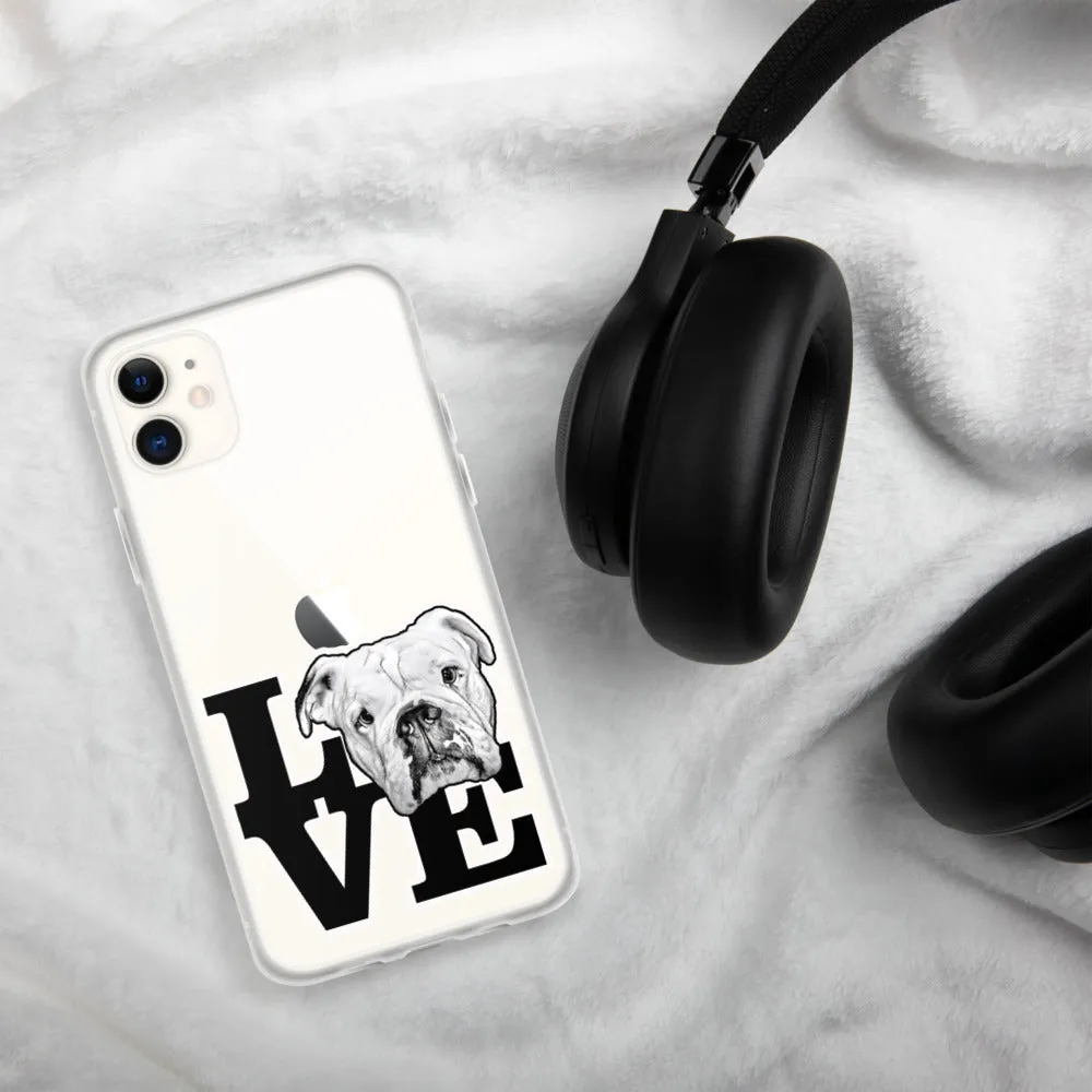 English Bulldog Love iPhone Case