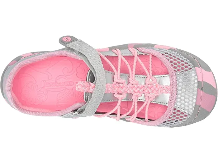 Everly Kid's Adventure Sandal - Silver/Pink