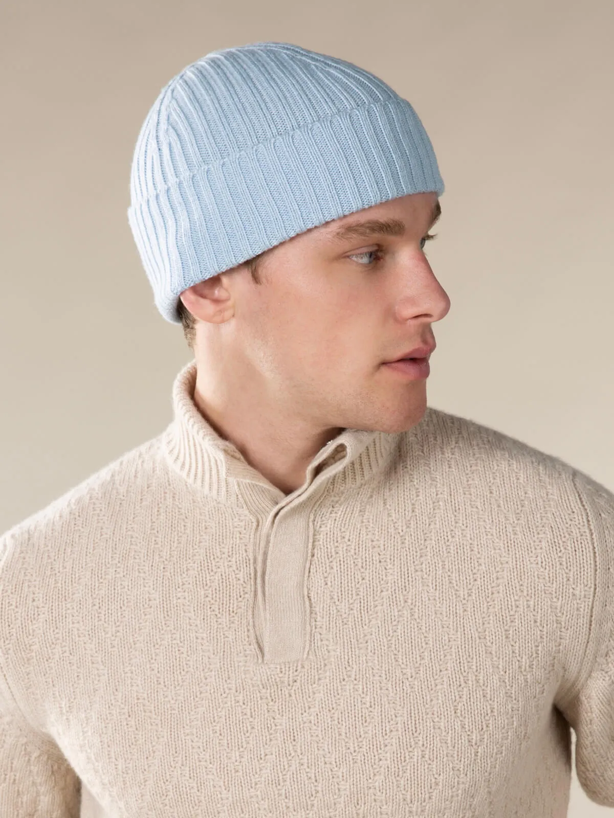 Extrafine Merino Hat Light Blue