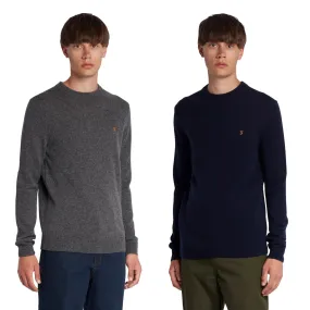 Farah Mens 'Birchall' Lambswool Crew Neck Jumper