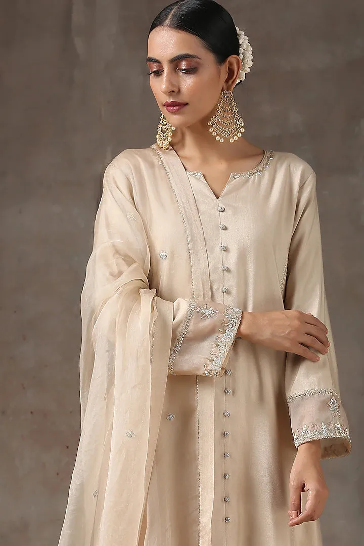 Fawn Embroidered Suit Set