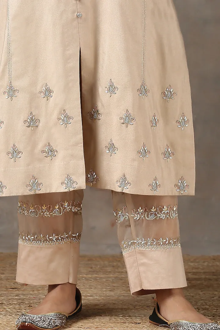 Fawn Embroidered Suit Set