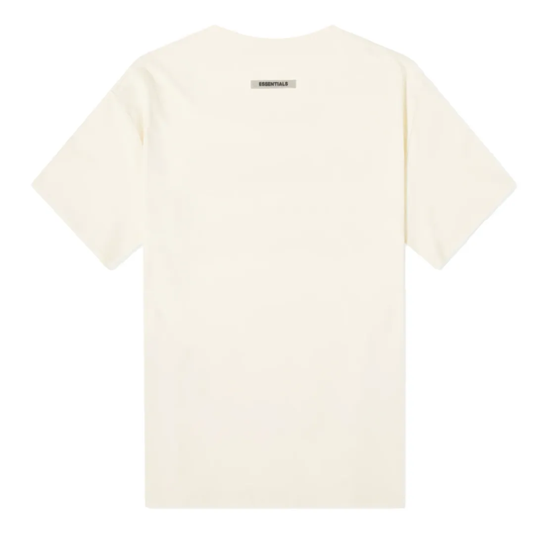 Fear of God Essentials Short-Sleeve Tee 'Cream' Front Logo (SS22)