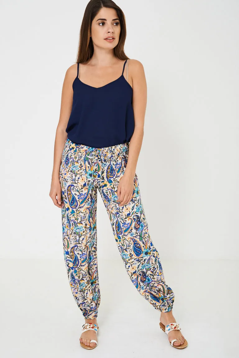 Floral Harem Trousers