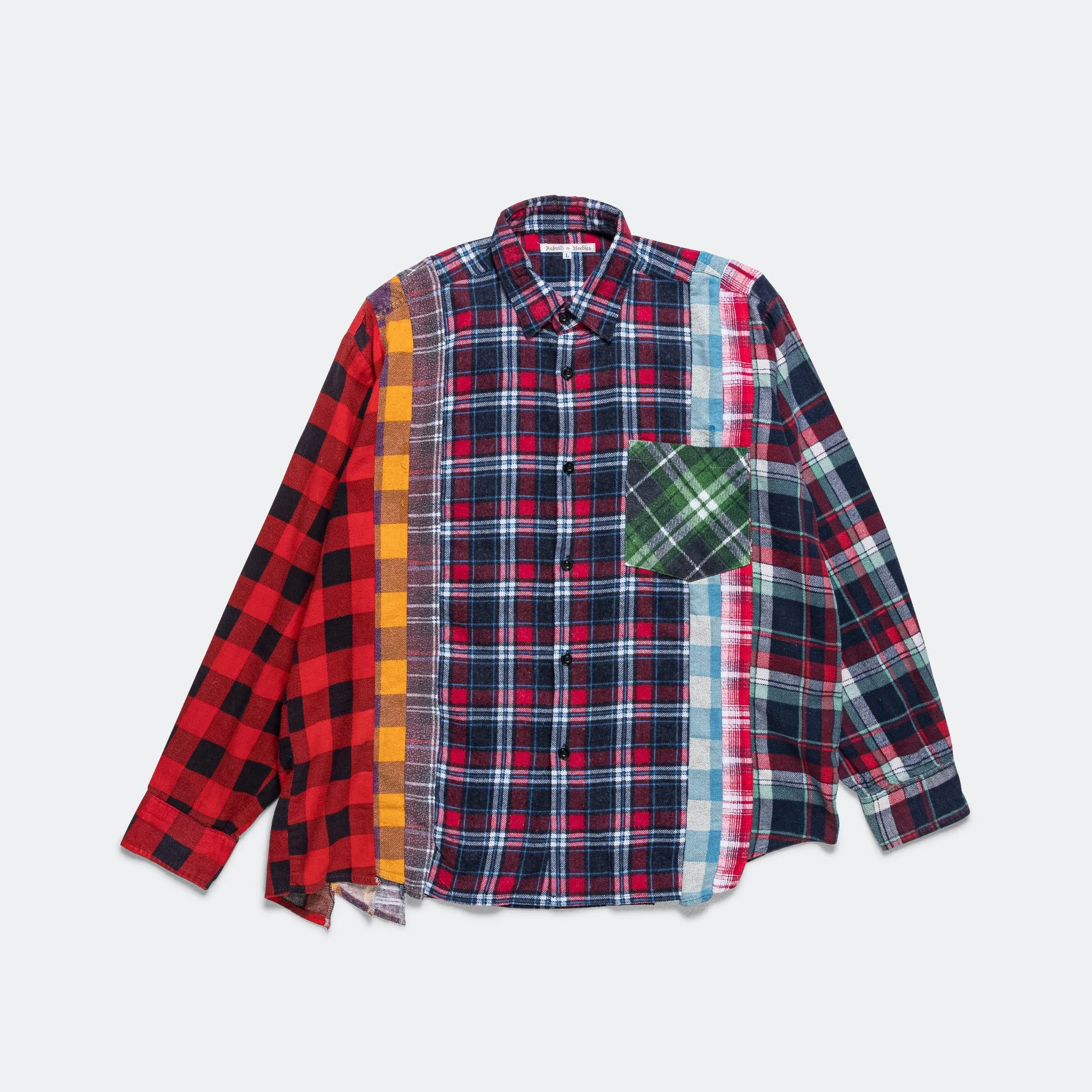 FW24 Rebuild Flannel 7 Cuts Shirt - Large #6