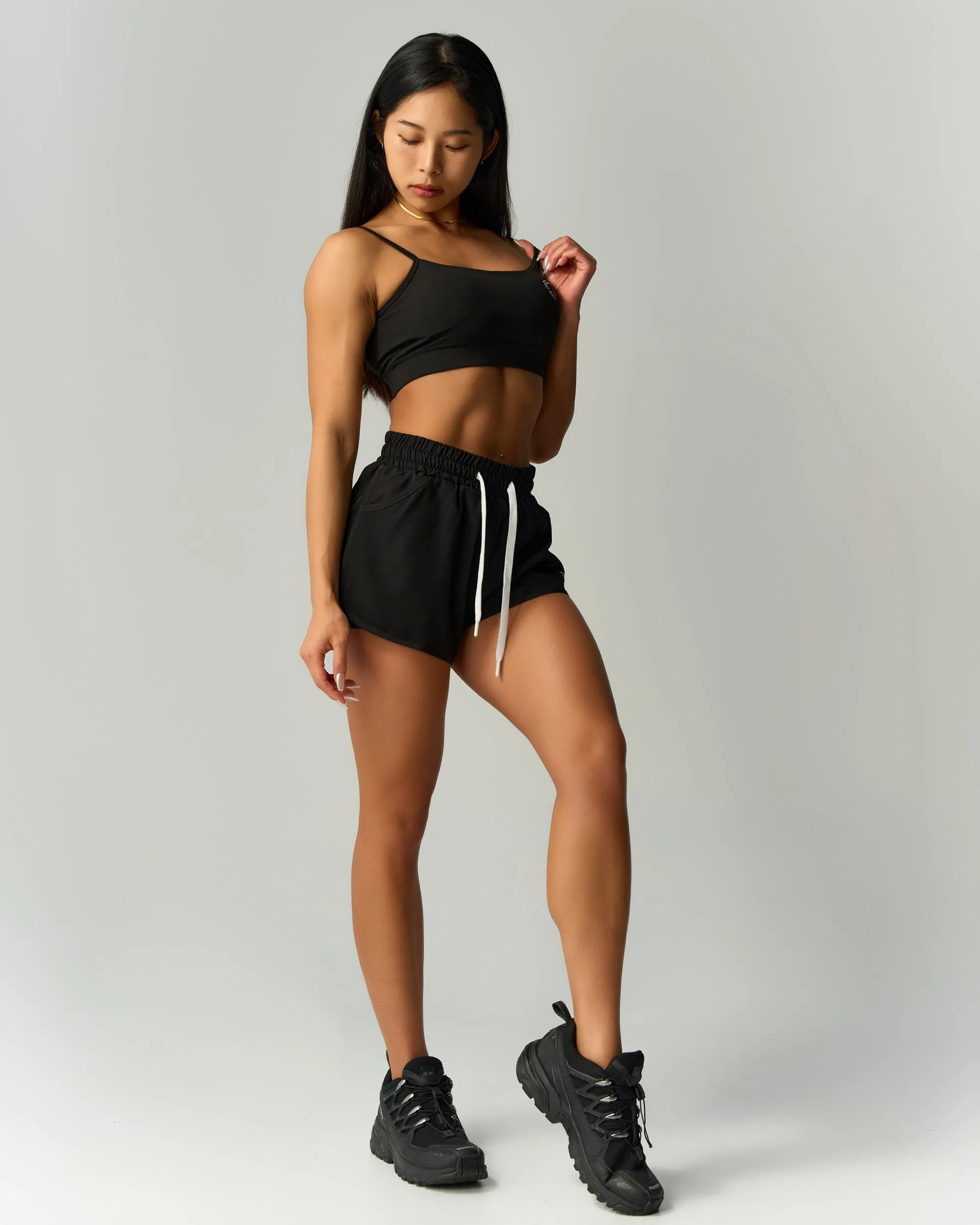 High-Waist Sporty Shorts