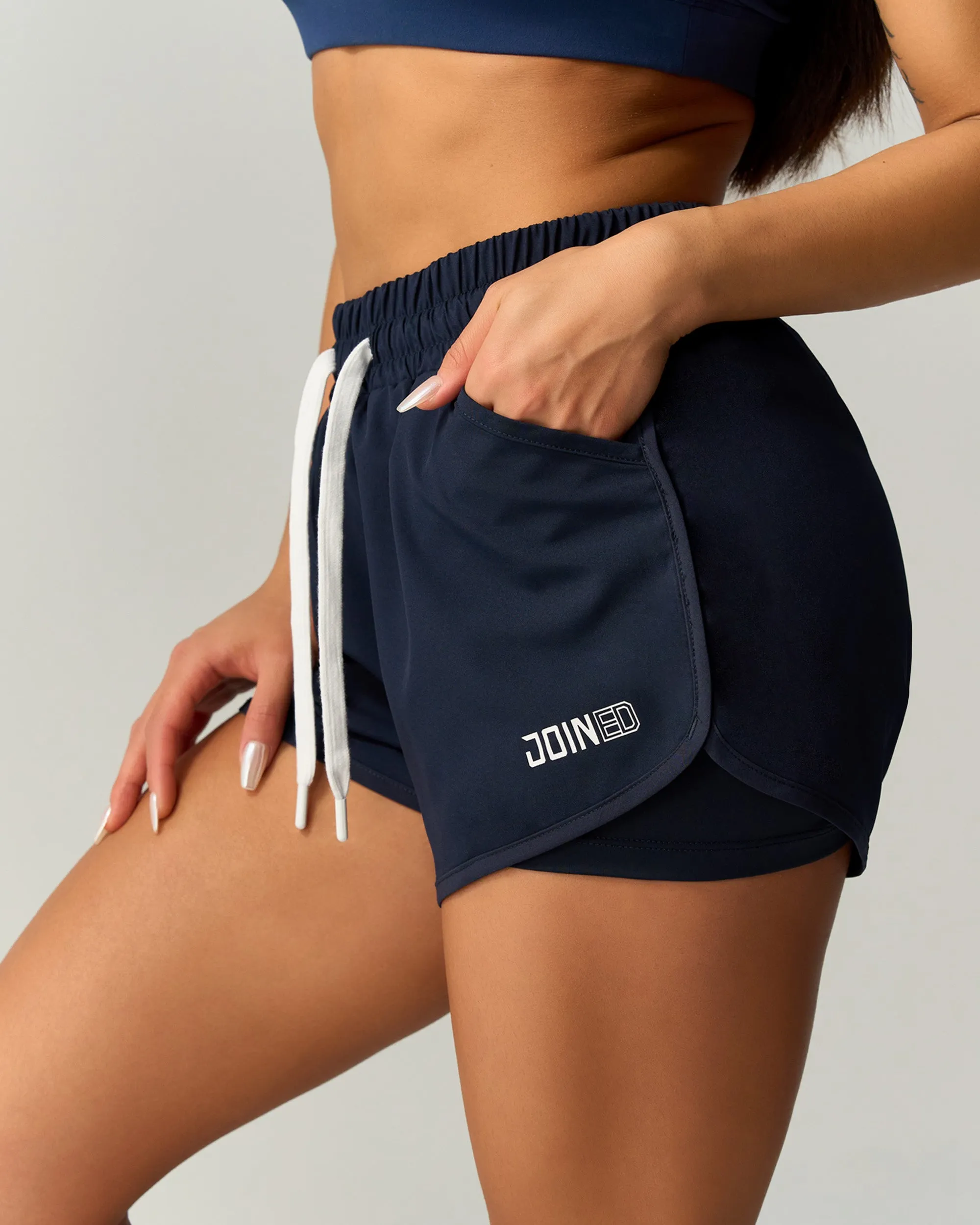 High-Waist Sporty Shorts