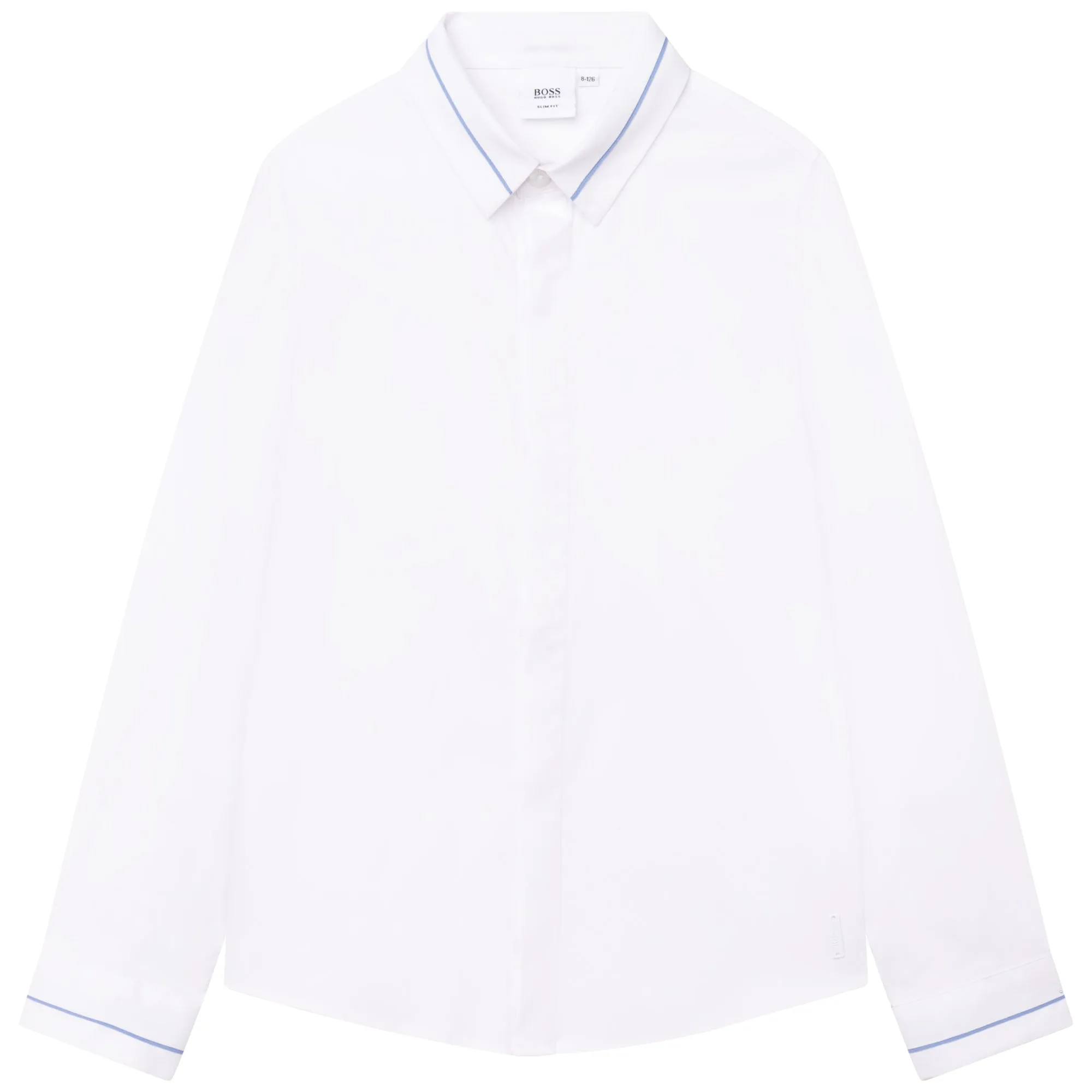 Hugo Boss Boys L/S Dress Shirt _ White J25N65-10B