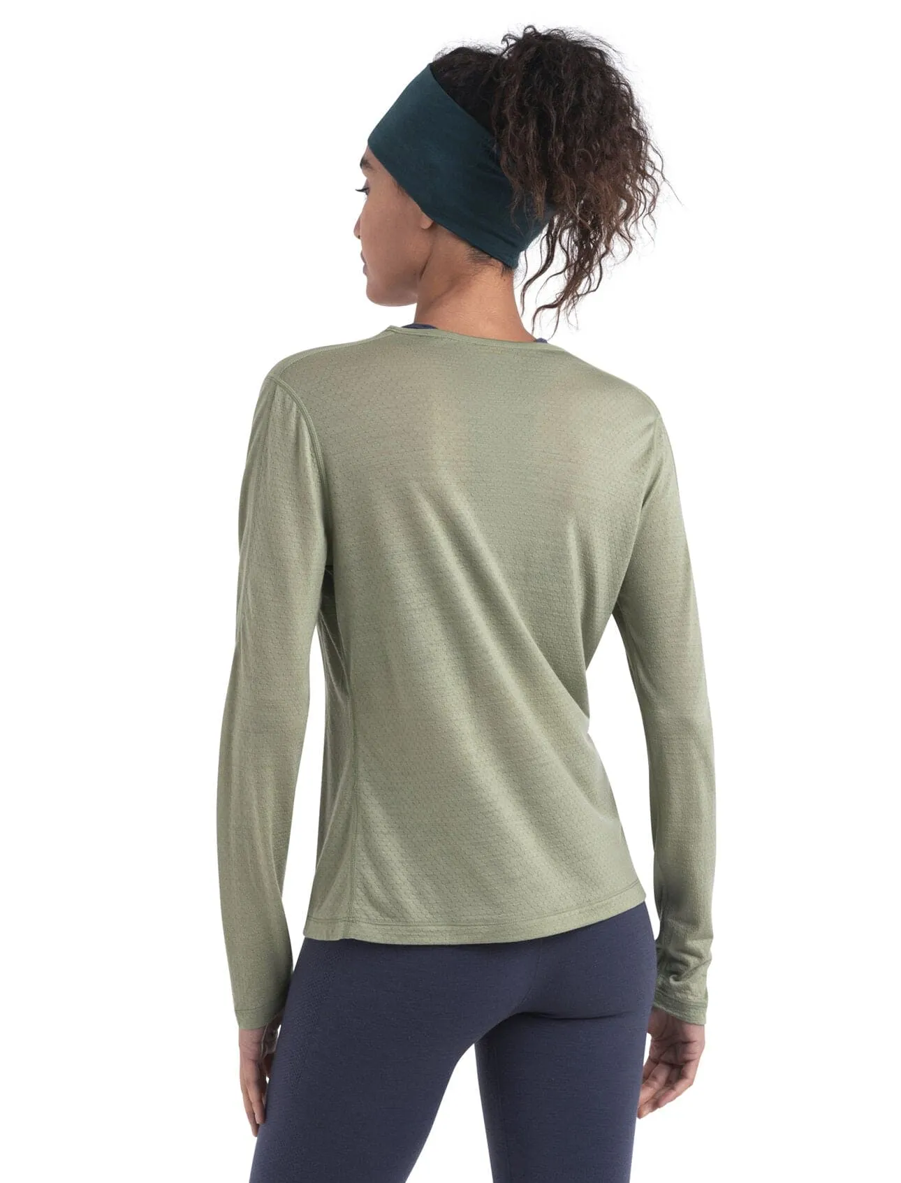 Icebreaker 125 ZoneKnit Merino Blend Energy Wind Long Sleeve T-Shirt (Women's)