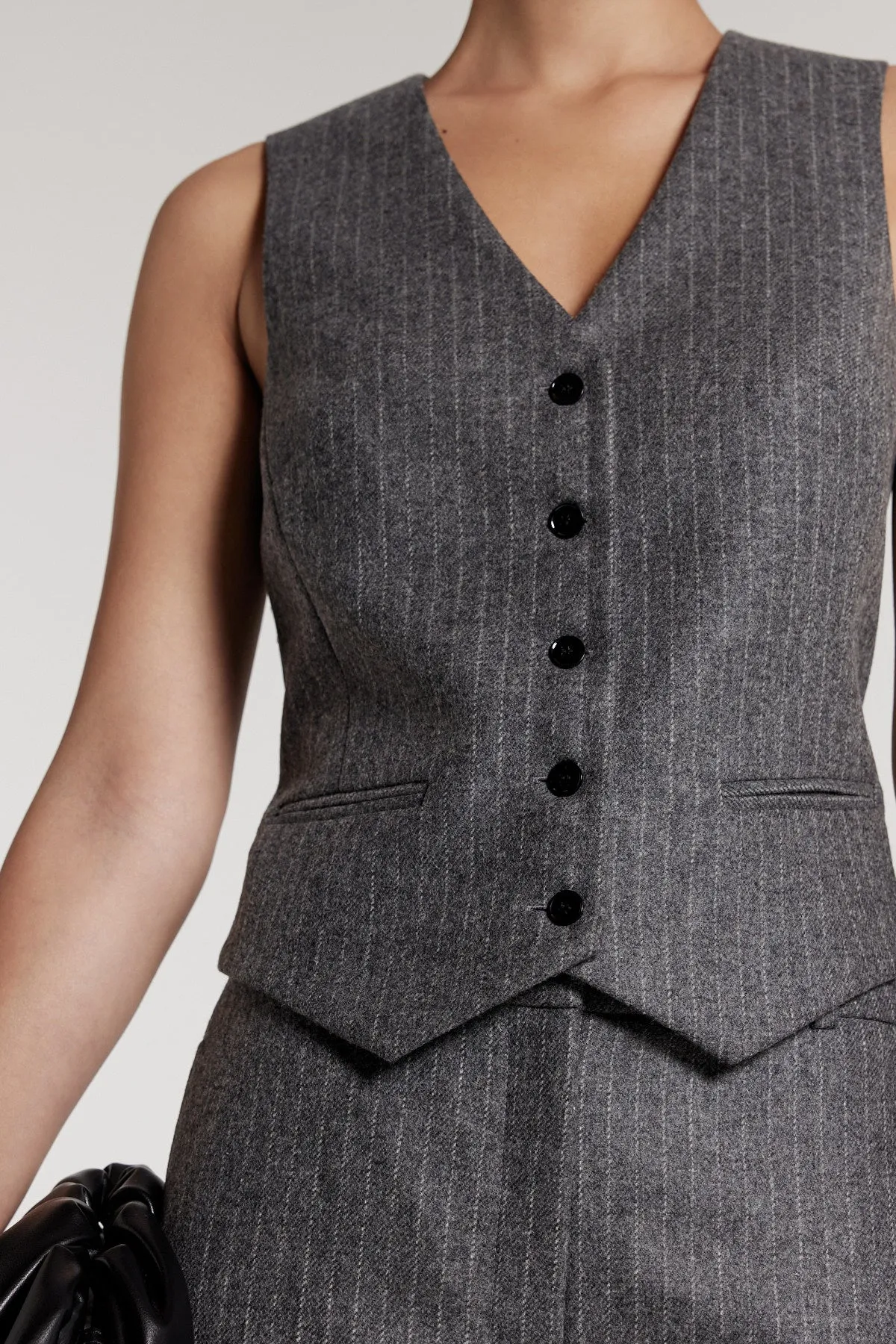 Langham Waistcoat - Charcoal