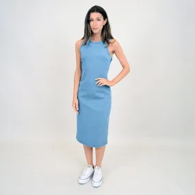 Lola's Room Denim Fitted Tank Dress