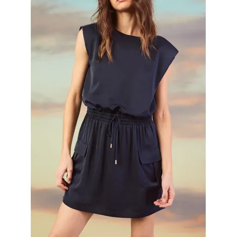 Margo Muscle Tee Cargo Skies are Blue Dress