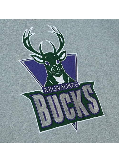 Mitchell & Ness HWC '93 Milwaukee Bucks Short Sleeve Hooded Sweatshirt