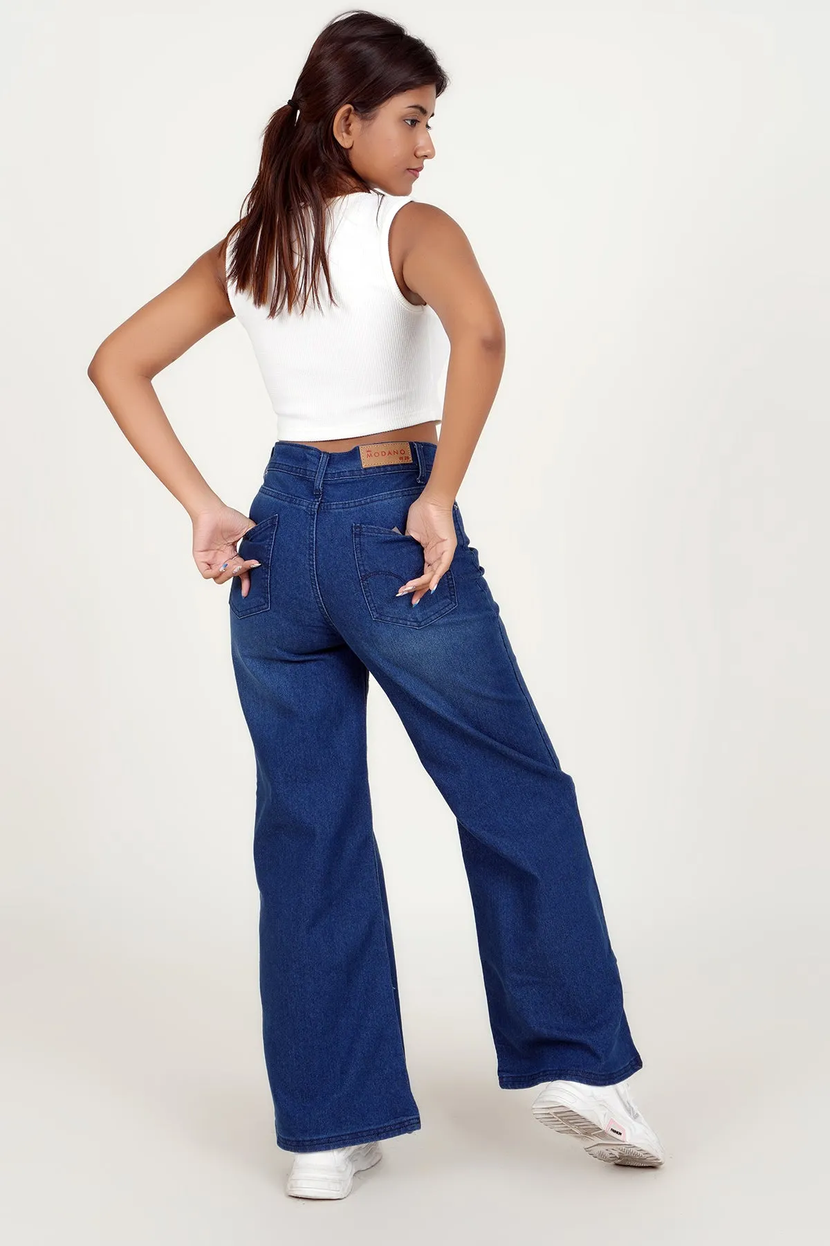 Modano Women's Casual Denim Pant