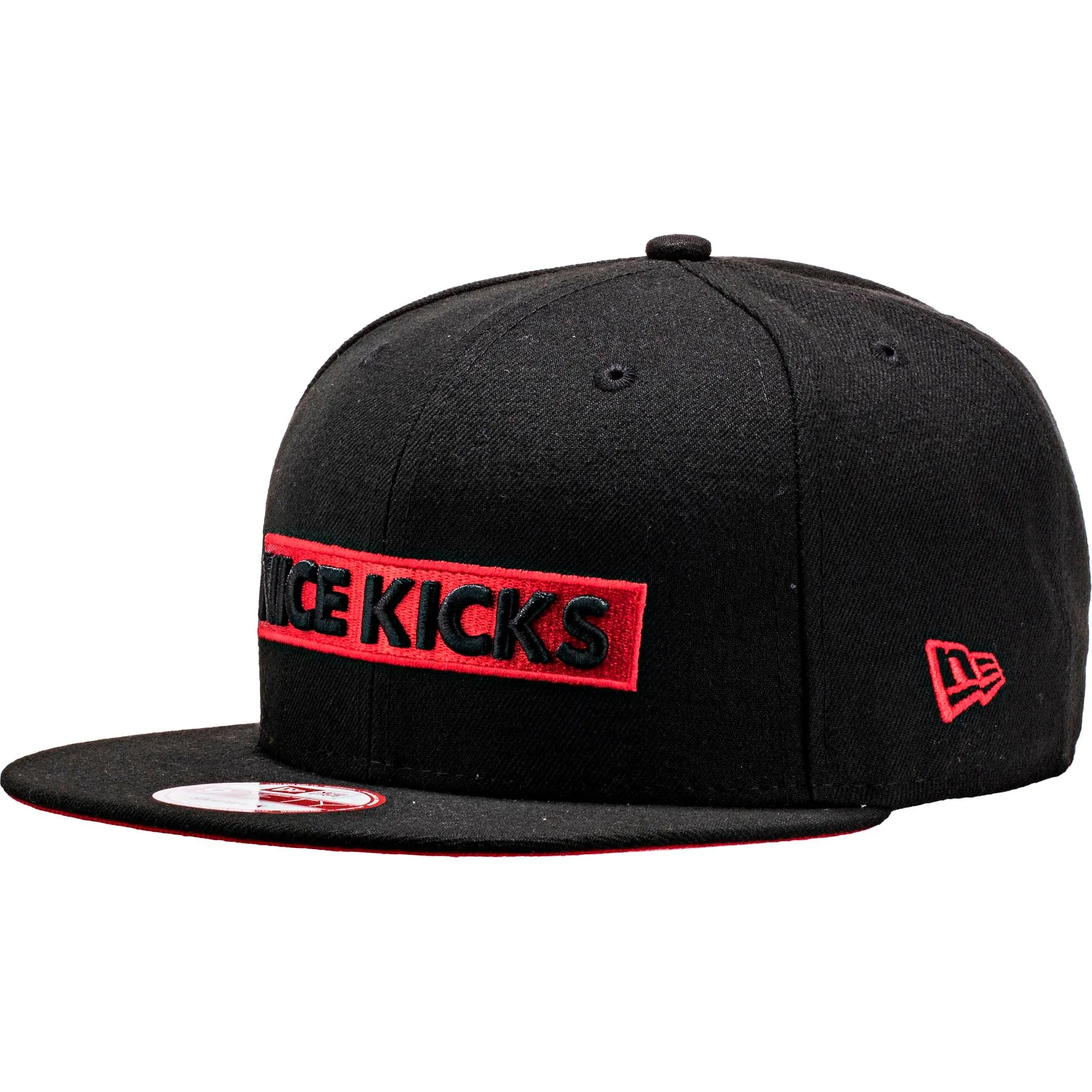 Nice Kicks X New Era Snapback Hat - Black/Red