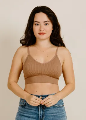 Pasha Padded Bralette - Vintage Mocha