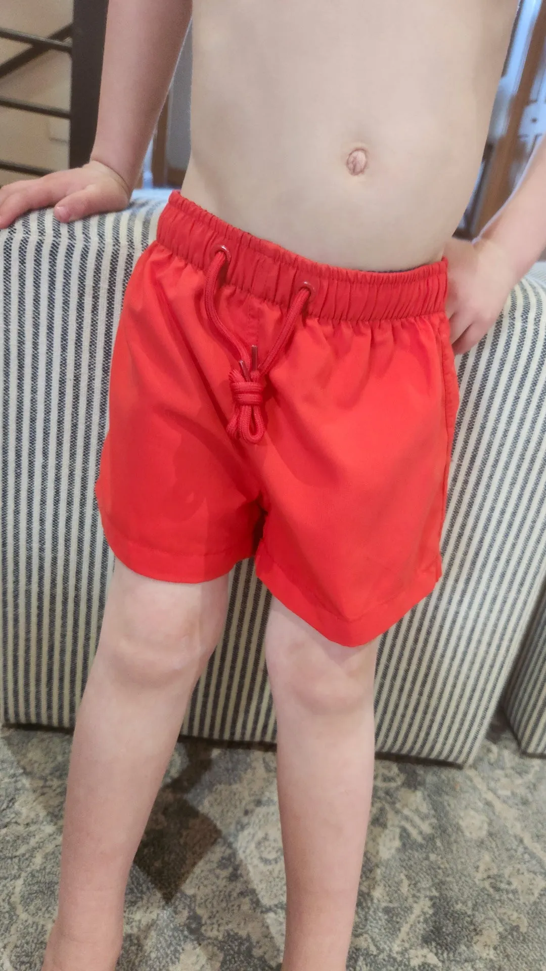 Red Swim Trunks