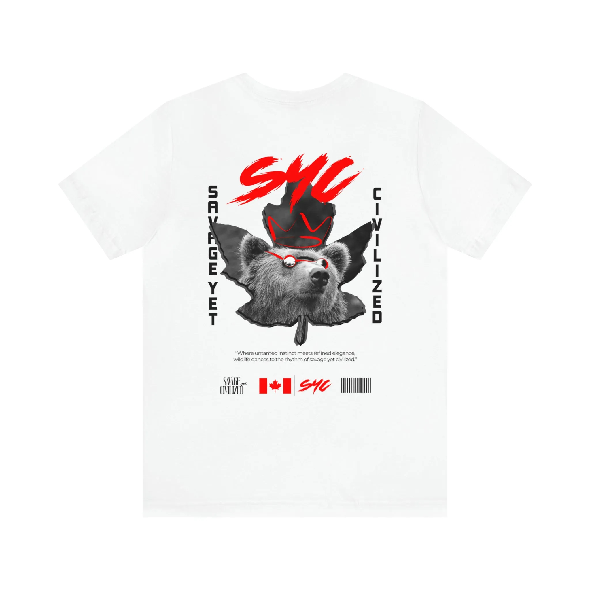 Reppin Canada- Short Sleeve Tee (white)