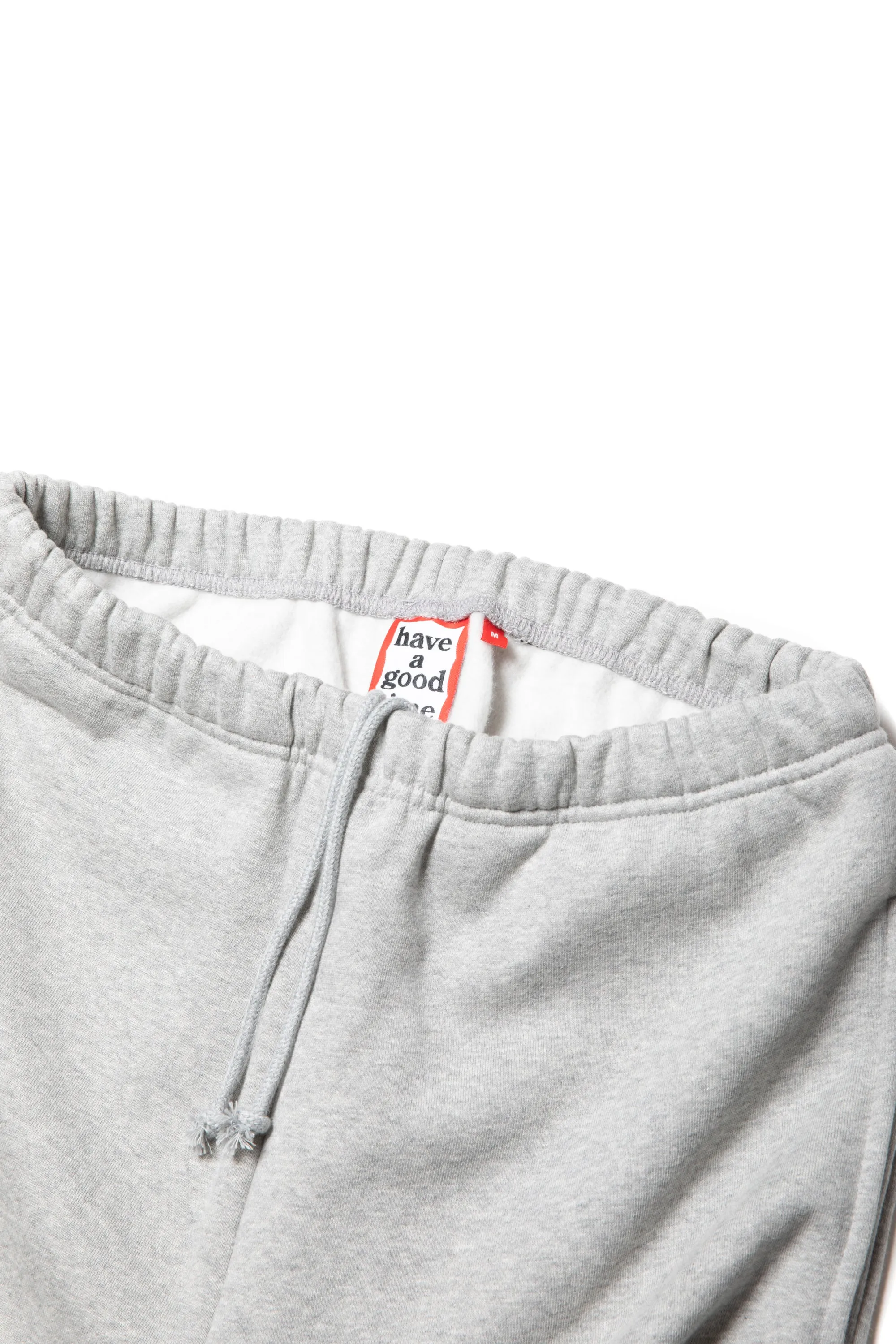 SIDE LOGO EMBROIDERED SWEATPANTS HEATHER GRAY