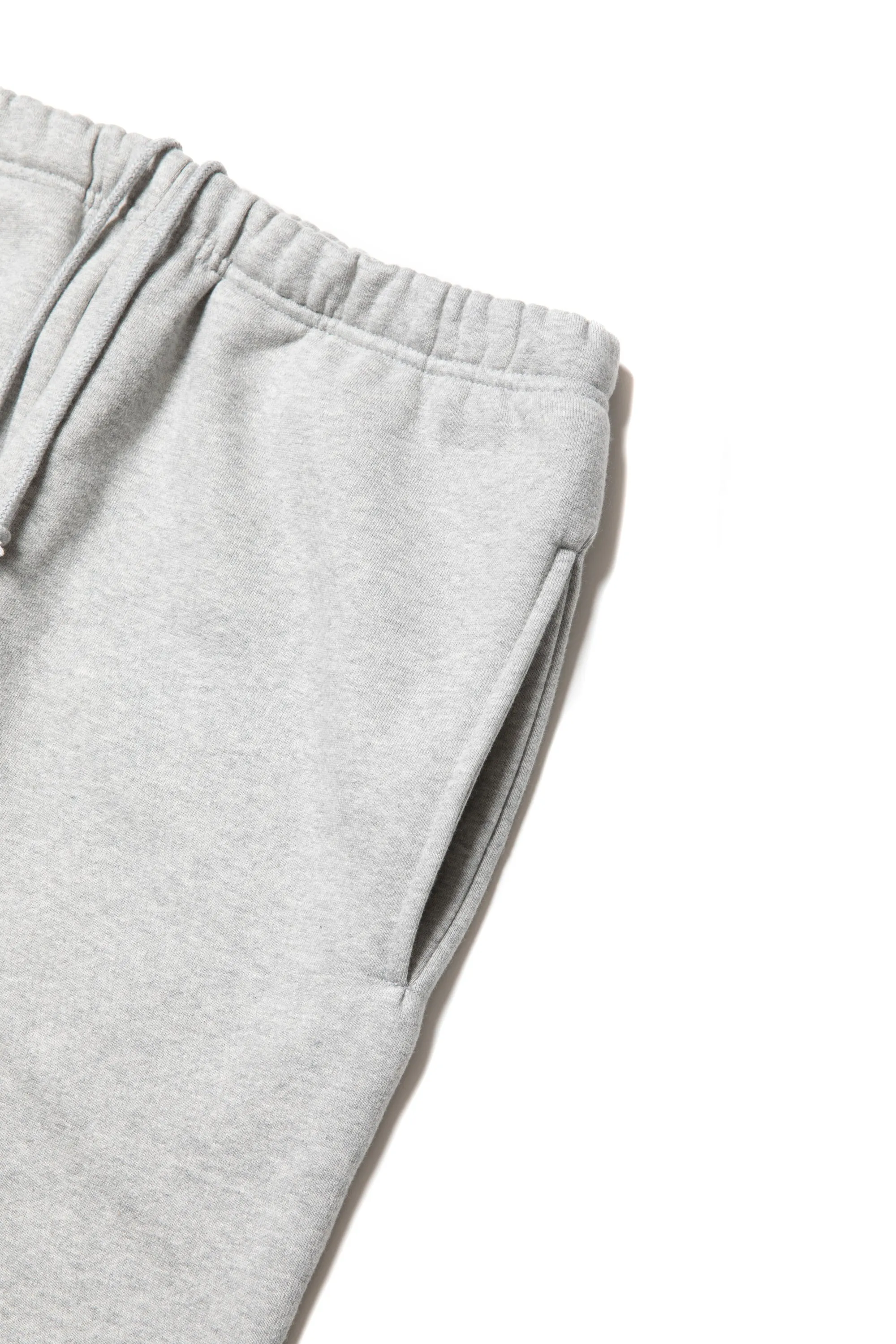 SIDE LOGO EMBROIDERED SWEATPANTS HEATHER GRAY