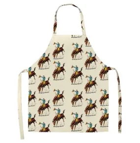 Vintage Cowboy Western apron