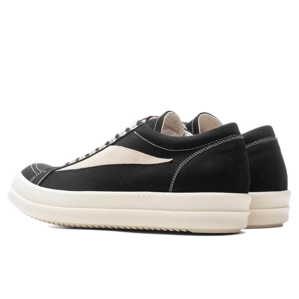 Vintage Sneaks - Black/Milk/Milk